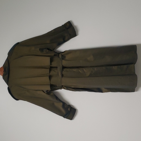 Vintage Degrees green iridescent trench coat - Picture 14 of 16